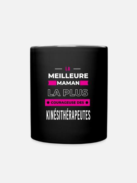 La meilleure maman courageuse kinésithérapeutes - Mug uni - noir