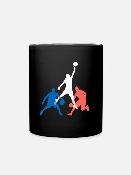 Basketball Basketball Player Supporter - Full Colour Mug - black