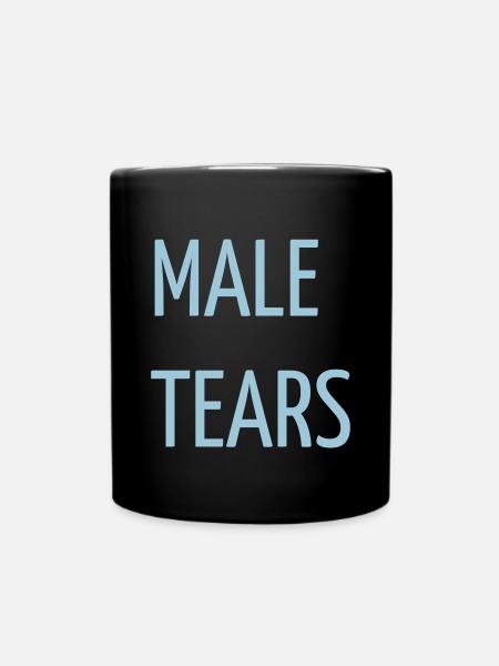 MALE TEARS - Tasse einfarbig - Schwarz
