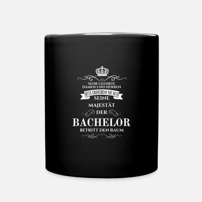 bachelor geschenk - Tasse einfarbig - Schwarz