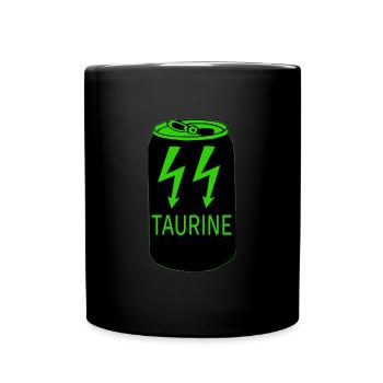 Taurin Drink - Tasse einfarbig - Schwarz - Vorne