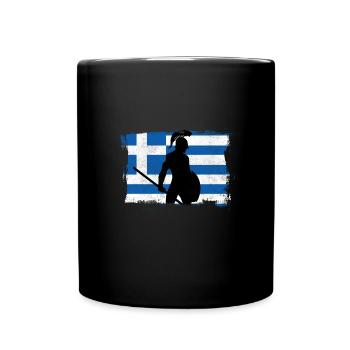 Proud Sparta Greece Gift Idea Gift - Full Colour Mug - black - Front