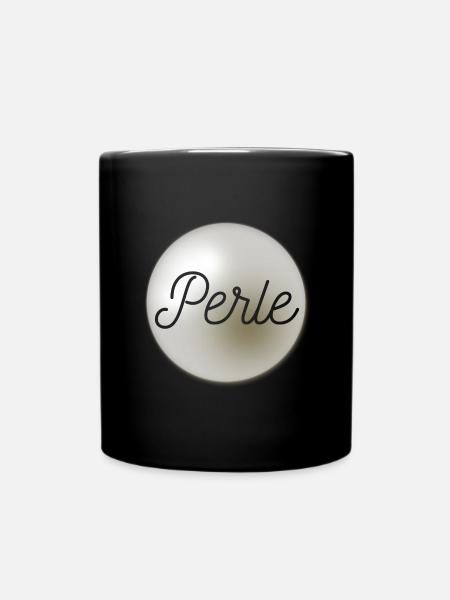 chemise cool perle - Mug uni - noir