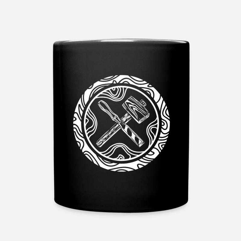 Schreiner Tischler - Tasse einfarbig - Schwarz
