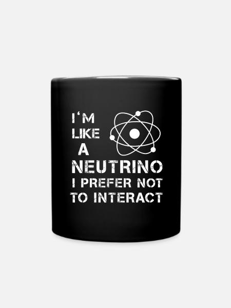 Neutrino physics - Full Colour Mug - black