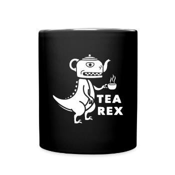 Thé Rex - Mug uni - noir - Devant