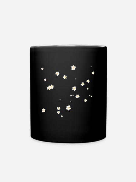 flower chamomile nice gift - Full Colour Mug - black