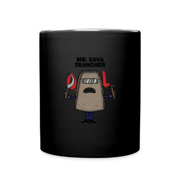 Mr. Cavatrancher - Mug uni - noir - Devant
