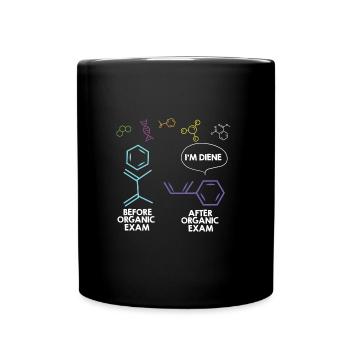 Drôle énonciations chimie professeur humour cadeaux drôle - Mug uni - noir - Devant