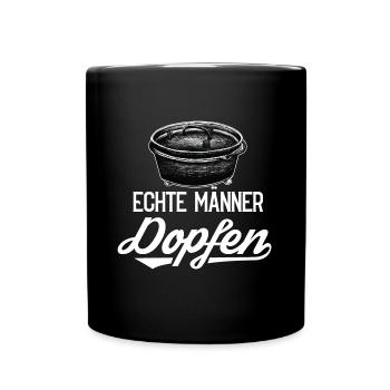 Dutch Oven Dopfen BBQ Feuertopf - Tasse einfarbig - Schwarz - Vorne