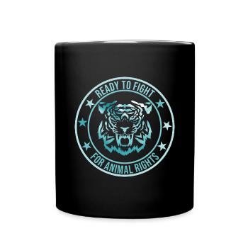 SAUVETAGE ANIMAL AIDE AUX ANIMAUX - Mug uni - noir - Devant