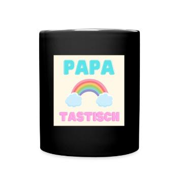 papatastic - Rainbow (Rainbow) Version - Full Colour Mug - black - Front