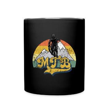 Vélo de montagne Cyclisme Cyclisme Cyclisme - Mug uni - noir - Devant