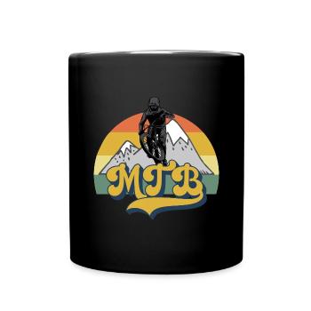 Vélo de montagne Cyclisme Cyclisme Cyclisme - Mug uni - noir - Devant