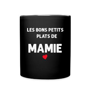 Les Bons Petits Plats De Mamie - Mug uni - noir - Devant