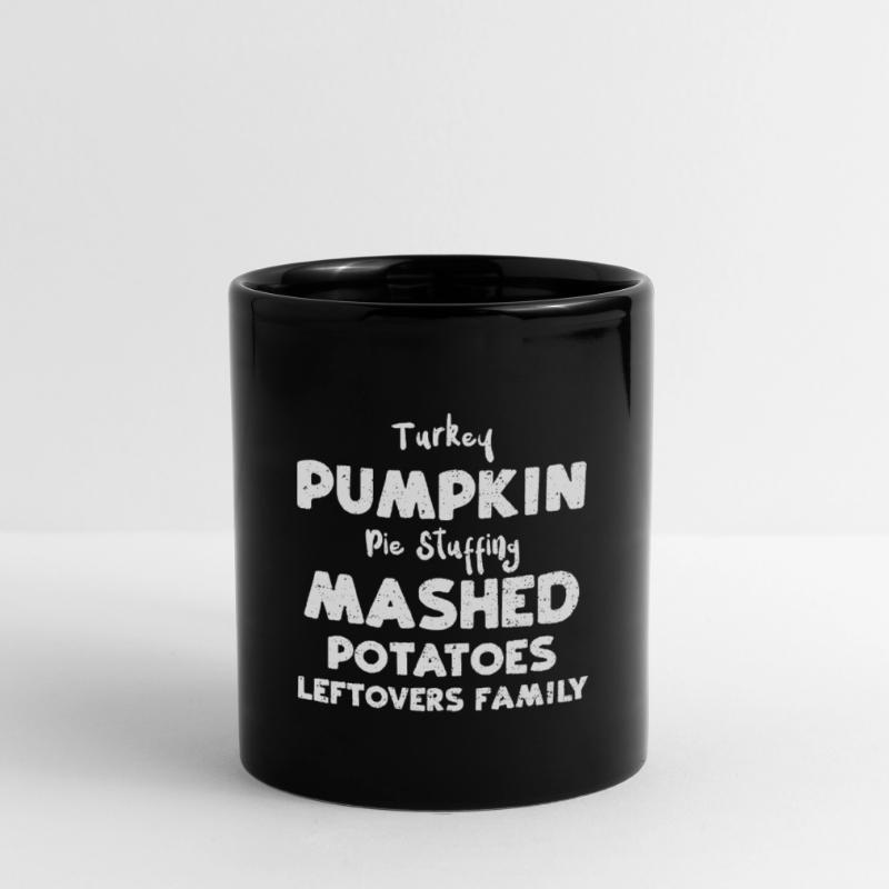 Turkey Pumpkin Pie Stuffing mash... Tasse einfarbig