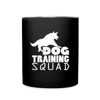 Dog Training Squad Professionelle - Tasse einfarbig - Schwarz - Vorne