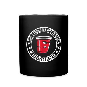 Trinkspiel - Tasse einfarbig - Schwarz - Vorne