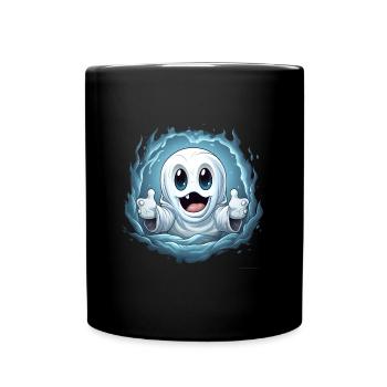 Doux plaisir effrayant avec le fantôme joyeux - Mug uni - noir - Devant