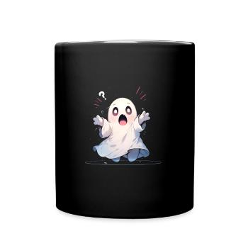 Enjouée et obsédante : le doux fantôme Boo - Mug uni - noir - Devant