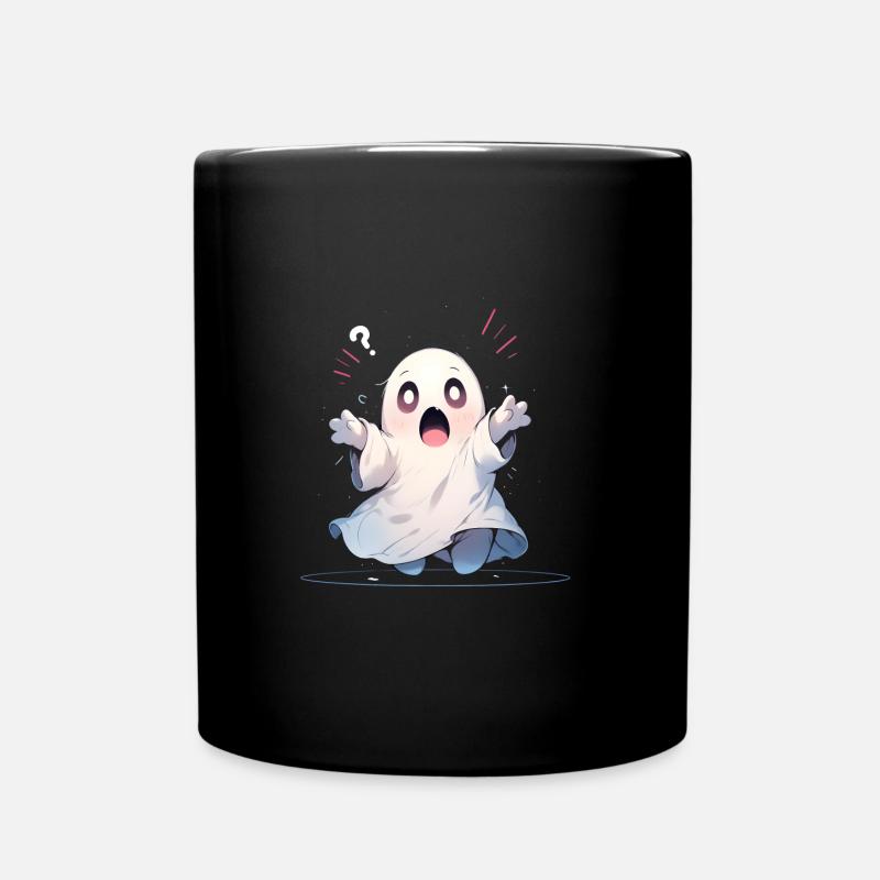 Enjouée et obsédante : le doux fantôme Boo - Mug uni - noir