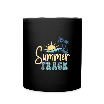 Summer Track - Full Colour Mug - black - Front