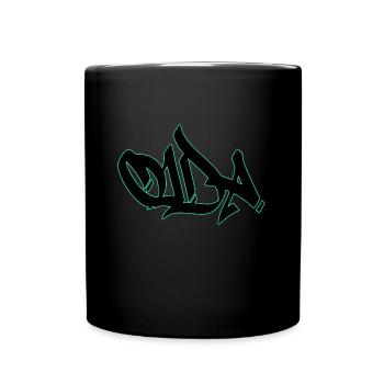 Oida - Tasse einfarbig - Schwarz - Vorne