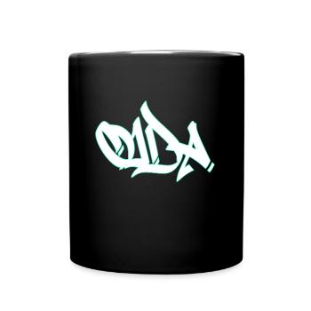 Oida - Tasse einfarbig - Schwarz - Vorne