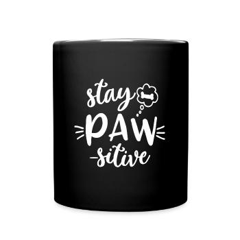 Chemise Pawsitive Stay Dog Lover - Mug uni - noir - Devant