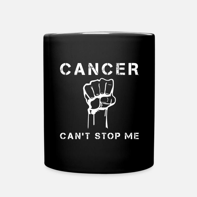Krebs Kampf - Tasse einfarbig - Schwarz