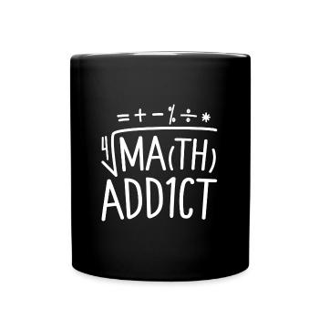T-shirt Math Addict - Mug uni - noir - Devant