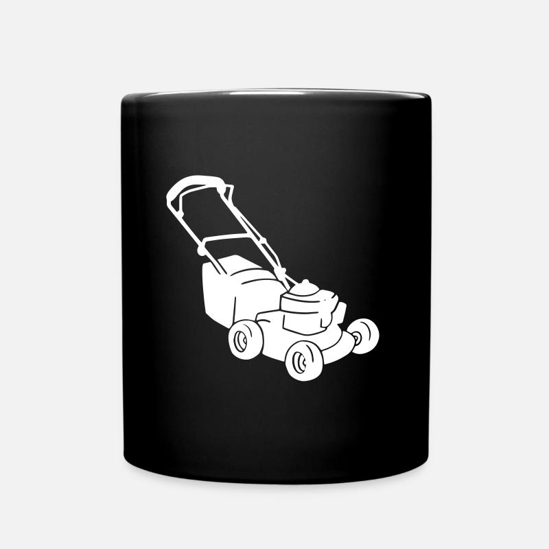 Jardinier tondeuse à gazon tondeuse à gazon - Mug uni - noir