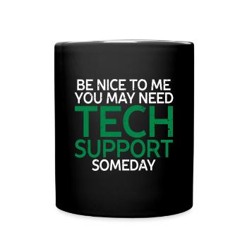 programmer, evolution, computer, nerd - Full Colour Mug - black - Front