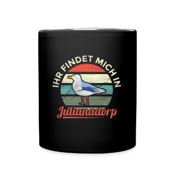 Julianadorp Sehnsucht Niederlande - Tasse einfarbig - Schwarz - Vorne