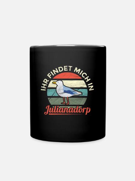 Julianadorp Sehnsucht Niederlande - Tasse einfarbig - Schwarz