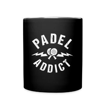 Padel Addict Padel Player Padel Tennis - Full Colour Mug - black - Front