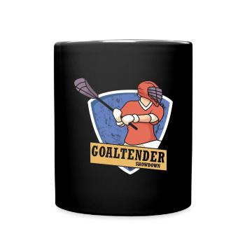 Lacrosse - Full Colour Mug - black - Front
