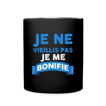 Je Ne Vieillis Pas Je Me Bonifie - Mug uni - noir - Devant