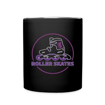 Rollers Rollers Patins à roues alignées - Mug uni - noir - Devant