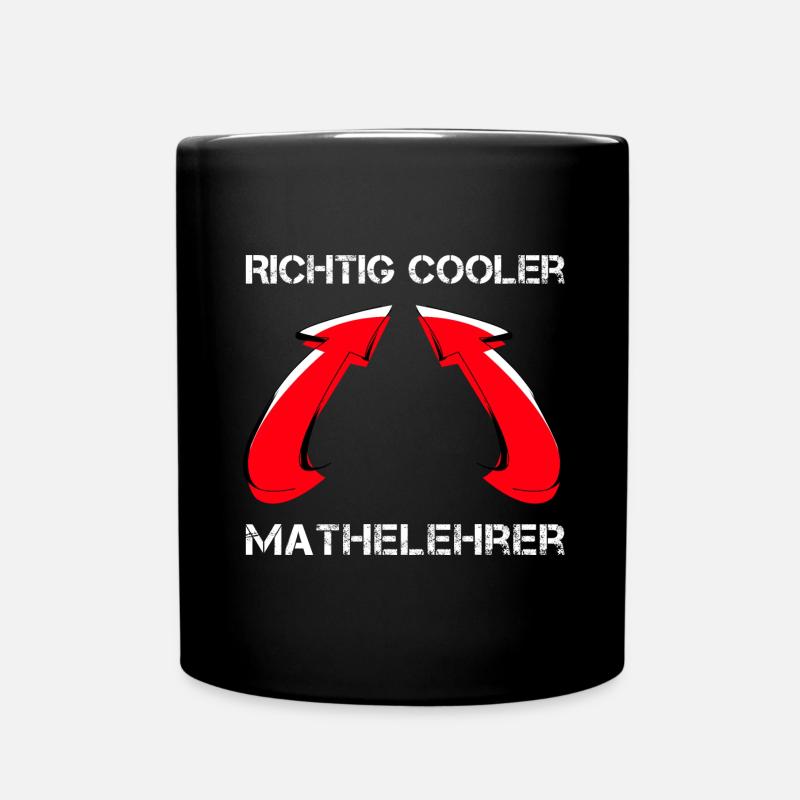 Mathematik Geschenk Nerd Lehrer Mathelehrer Mathe - Tasse einfarbig - Schwarz