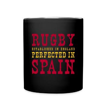 Rugby Perfected In Spain Rugby - Tasse einfarbig - Schwarz - Vorne