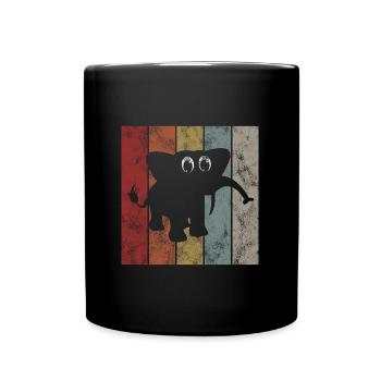 Eléphant éléphant pour enfants - Mug uni - noir - Devant