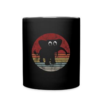 Eléphant éléphant pour enfants - Mug uni - noir - Devant