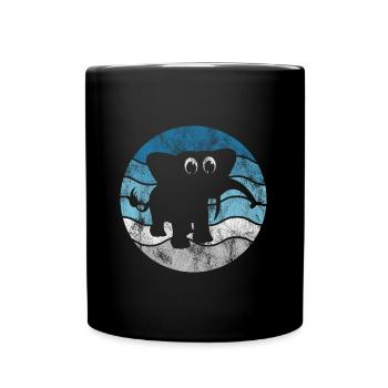 Éléphant Éléphant pour enfants - Mug uni - noir - Devant