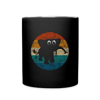 Eléphant éléphant pour enfants - Mug uni - noir - Devant