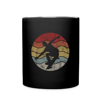 Skateboarder Skateboard Skater Skate Skateing - Full Colour Mug - black - Front