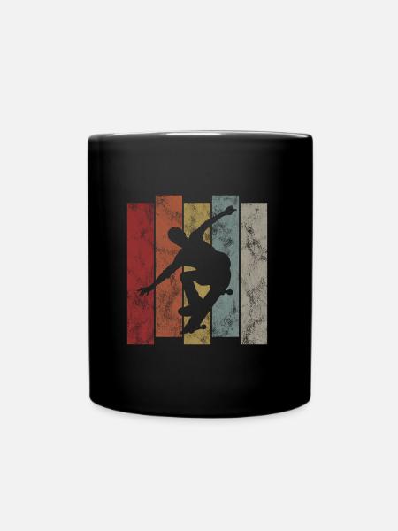 Skateboarder Skateboard Skater Skate Skateing - Full Colour Mug - black