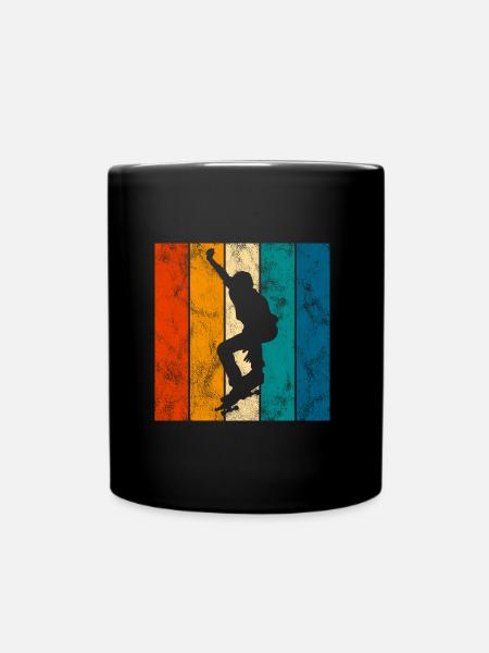 Skateboarder Skateboard Skater Skate Skateing - Full Colour Mug - black