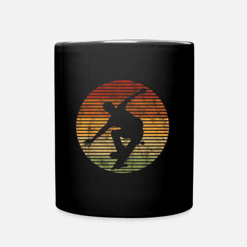 Skateboarder Skateboard Skater Skate Skateing - Full Colour Mug - black