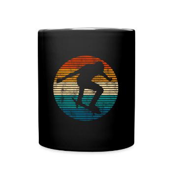 Skateboarder Skateboard Skater Skate Skateing - Full Colour Mug - black - Front